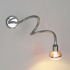 Настенный светильник с гибким корпусом Elektrostandard Plica 1214 MR16 хром, фото 