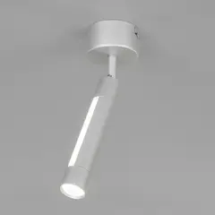 Настенно-потолочный светодиодный светильник Eurosvet Strong 20084/1 LED серебро, фото 