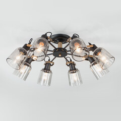 Потолочная люстра Eurosvet Astor 70111/8 черный, фото 