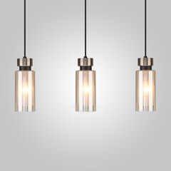 Подвесной светильник Eurosvet Amado 50115/3 черный, фото 