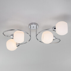 Потолочная люстра Eurosvet Tulia 30136/4 хром, фото 