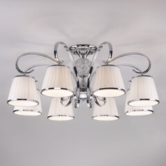 Потолочная люстра Eurosvet 60088/8 хром, фото 