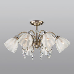 Потолочный светильник Eurosvet 30155/8 античная бронза, фото 