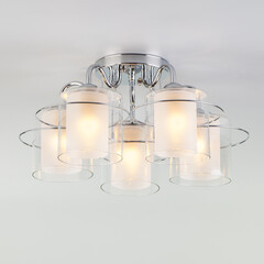 Потолочная люстра Eurosvet 30160/5 хром, фото 