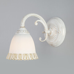 Бра Eurosvet Campina 60107/1 белый с золотом, фото 