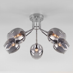 Потолочная люстра Eurosvet Marci 30164/5 хром, фото 