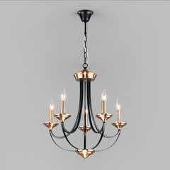 Подвесная люстра Eurosvet Lazzaro 60098/5 черный, фото 