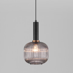 Подвесной светильник Eurosvet 50182/1 дымчатый, фото 