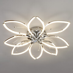 Потолочный светильник Eurosvet 90092/8 хром, фото 