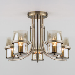 Потолочная люстра Eurosvet 60085/5 античная бронза, фото 