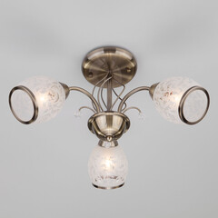 Подвесная люстра Eurosvet 30026/3 античная бронза, фото 