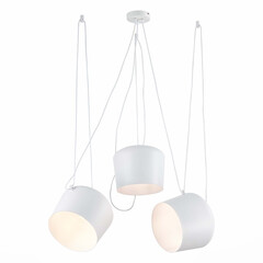 SLE120653-03 Светильник подвесной Белый/Белый E27 3*40W TRIESTE, фото 