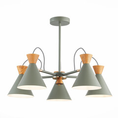 SLE125112-05 Люстра потолочная Серый, Золотой/Серый, Темное дерево E14 5*40W Modica, фото 