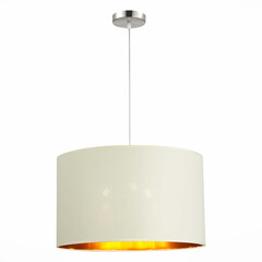 SLE300503-03 Светильник подвесной Никель/Золотистый, Светло-бежевый E27 3*40W BRESCIA, фото 