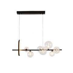 07608-7А,19 Люстра Иона черный G9+Led, фото 