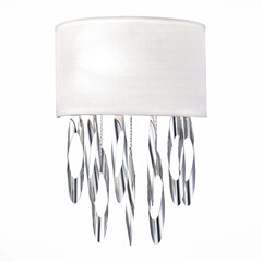 SL1353.101.01 Бра ST-Luce Хром/Белый E14 1*60W Nettuno, фото 