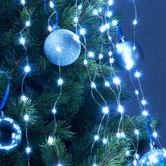 Гирлянда занавес "роса" белый 2*2,6М IP20 200-006, фото 