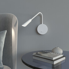 Светильник настенный светодиодный Stem 40120/LED белый, фото 