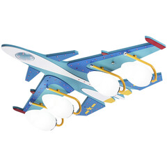 074504 Светильник Бомбардировщик голубой, фото 