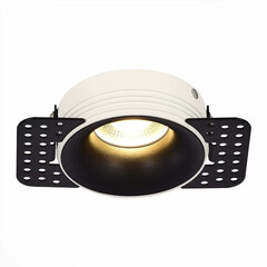 ST218.548.01 Св-к встр. Белый GU10 1*50W  IP20 D85xH30 165-265V Без ламп ST218 TRIMLESS, фото 