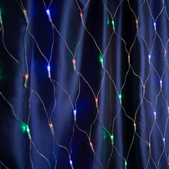 Светодиодная гирлянда Feron CL31 сеть 3х2,7м + 3м 230V мультиколор c питанием от сети, прозрачный шнур, фото 