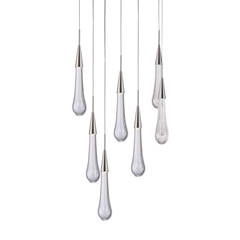 Подвесной светильник Pour 7A satin nickel, фото 