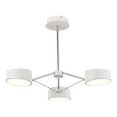 SLE6005-502-03 Светильник потолочный Белый, Хром/Белый LED 3*10W VALLE, фото 