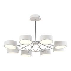 SLE6005-502-08 Светильник потолочный Белый, Хром/Белый LED 8*10W VALLE, фото 