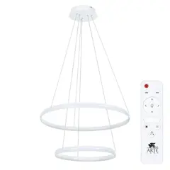 Подвесная люстра Arte Lamp MERIDIANA A2198SP-2WH, фото 