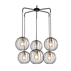 Escada 10176/6 E27*60W Black/Brass, фото 