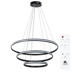 Подвесная люстра Arte Lamp MERIDIANA A2198SP-3BK, фото 