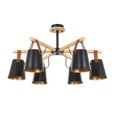 Потолочная люстра Arte Lamp THOMAS A7032PL-6BK, фото 