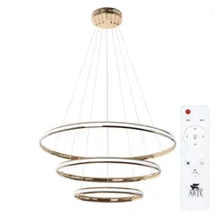 Подвесная люстра Arte Lamp MERIDIANA A2198SP-3GO, фото 