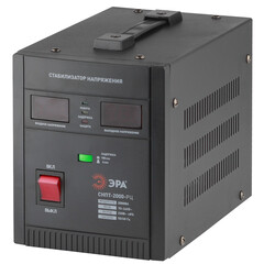 СНПТ-2000-РЦ ЭРА Стабилизатор напряжения переносной, ц.д., 90-260В/220В, 2000ВА (4/80), фото 