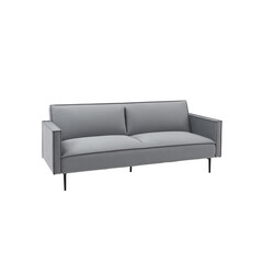 Диван прямой Кассель велюр серый, фото 