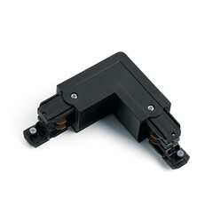 Коннектор для трехфазного шинопровода ЭРА STR-30-B-CN-LI типа LI угловой внутренний черный, фото 