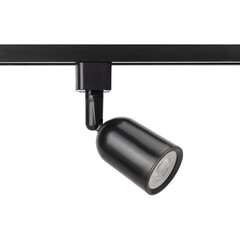 Трековый светильник однофазный ЭРА TR41-GU10 BK под лампу MR16 черный, фото 
