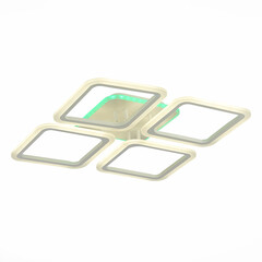 Потолочная светодиодная люстра Evoled Qutro SLE200452-04RGB, фото 