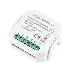 ST9000.500.01CDIM WIFI диммируемое реле 1 канал Белый - -*150W - Ra  IP20 L46xW46xH18 230V AROUND, фото 