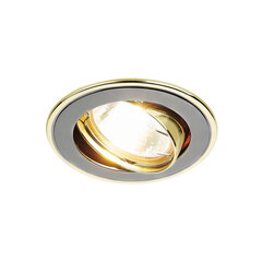 Встраиваемый точечный светильник 104A GU/G черный/золото MR16, фото 