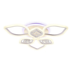 Потолочный светодиодный светильник с пультом FA282/3+3 WH белый 116W 660*600*120 (ПДУ РАДИО 2.4G), фото 