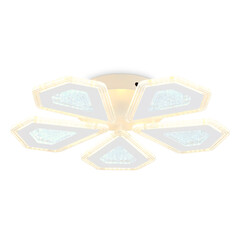 Светильник потолочный светодиодный с пультом FA4030/5 WH белый 96W 3000K+6400K/4200K/6400K+3000K D470*80 (ПДУ ИК), фото 