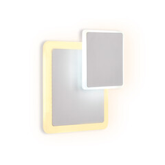 Настенный светодиодный светильник FW106 WH/S белый/песок LED 3000K/6400K 18W 240*220*50, фото 