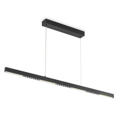 Светильник подвесной светодиодный FL5832 BK черный 25W 3000K/4200K/6400K 1037*17.5*750 (без ПДУ), фото 