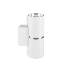 Настенный светильник со сменной лампой GU10 FW2476/2 WH/CH белый/хром GU10/2 max 12W 145*55*80, фото 