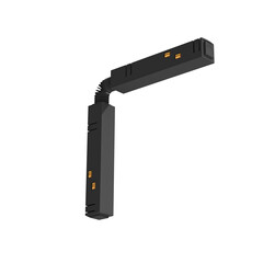 Коннектор питания гибкий угловой для шинопровода Magnetic GL3637 IP20 48V 255*18*18, фото 