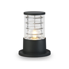 Светильник уличный ландшафтный ST2532 BK/CL черный/прозрачный IP54 E27 max 11W D108*200, фото 