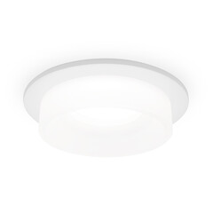 Встраиваемый точечный светильник с акрилом TN1311 SWH/FR белый песок/белый матовый GU5.3 D98*45, фото 