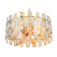 Подвесная люстра TR5061/6 GD/CL золото/прозрачный E14/6 max 40W D500*938, фото 