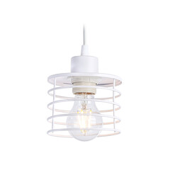 Подвесной светильник в стиле лофт TR8065 WH белый E27 max 40W D120*950, фото 